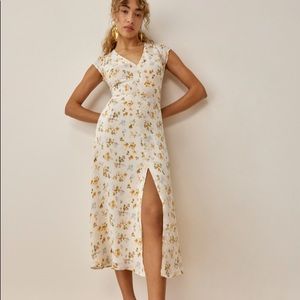 Reformation Wellfleet Dress in Tansy Size 8